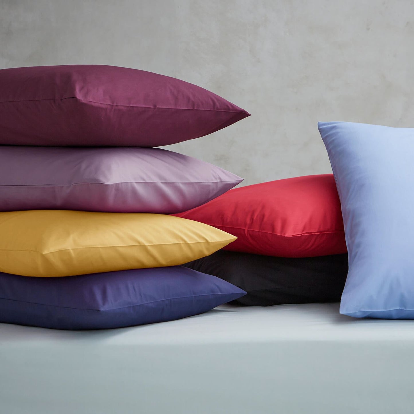Easy Iron Percale Ochre Fitted Sheet