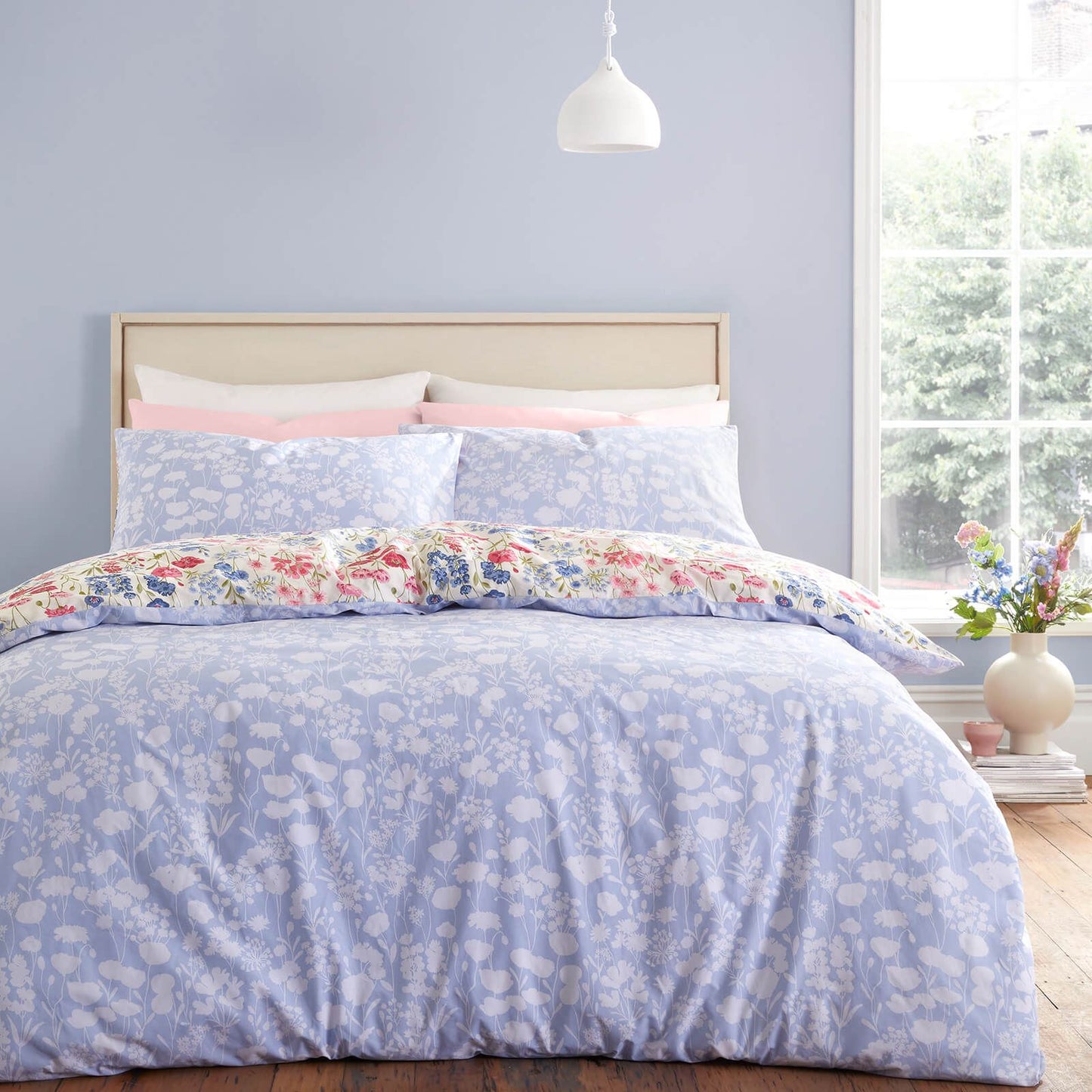 Olivia Floral Pink Duvet Cover Set