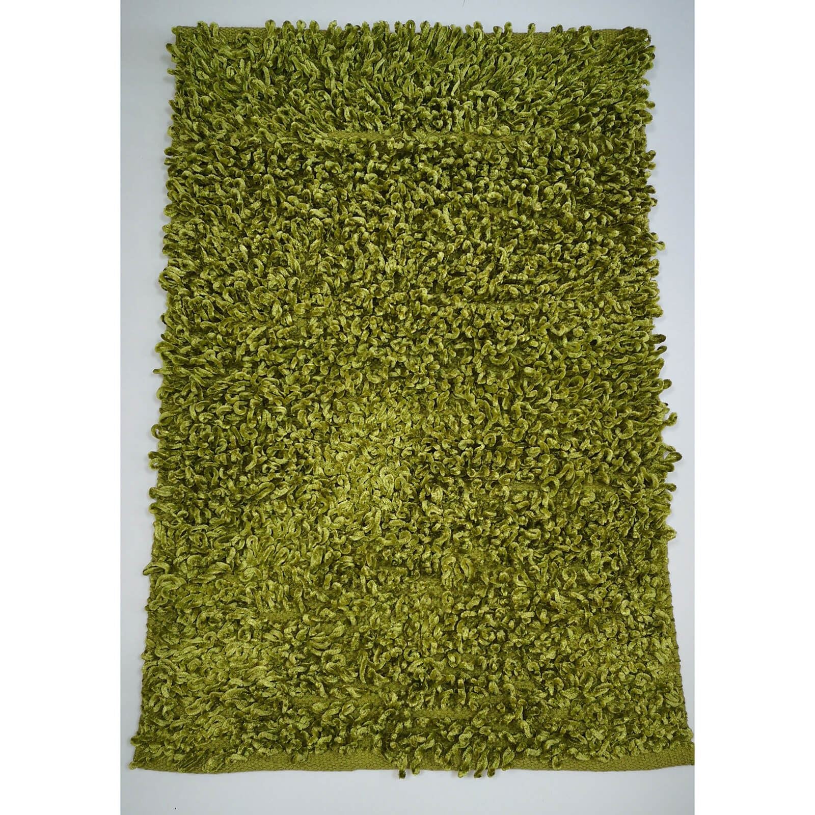 Oxford Shaggy Rug Moss Green