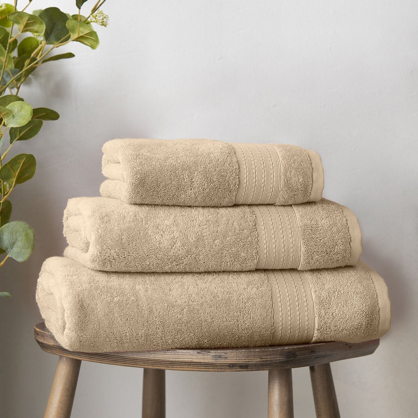Bianca Supima Cotton Natural Towel and Sheet