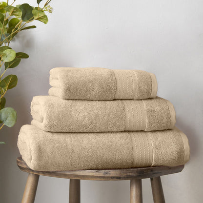 Bianca Supima Cotton Natural Towel and Sheet