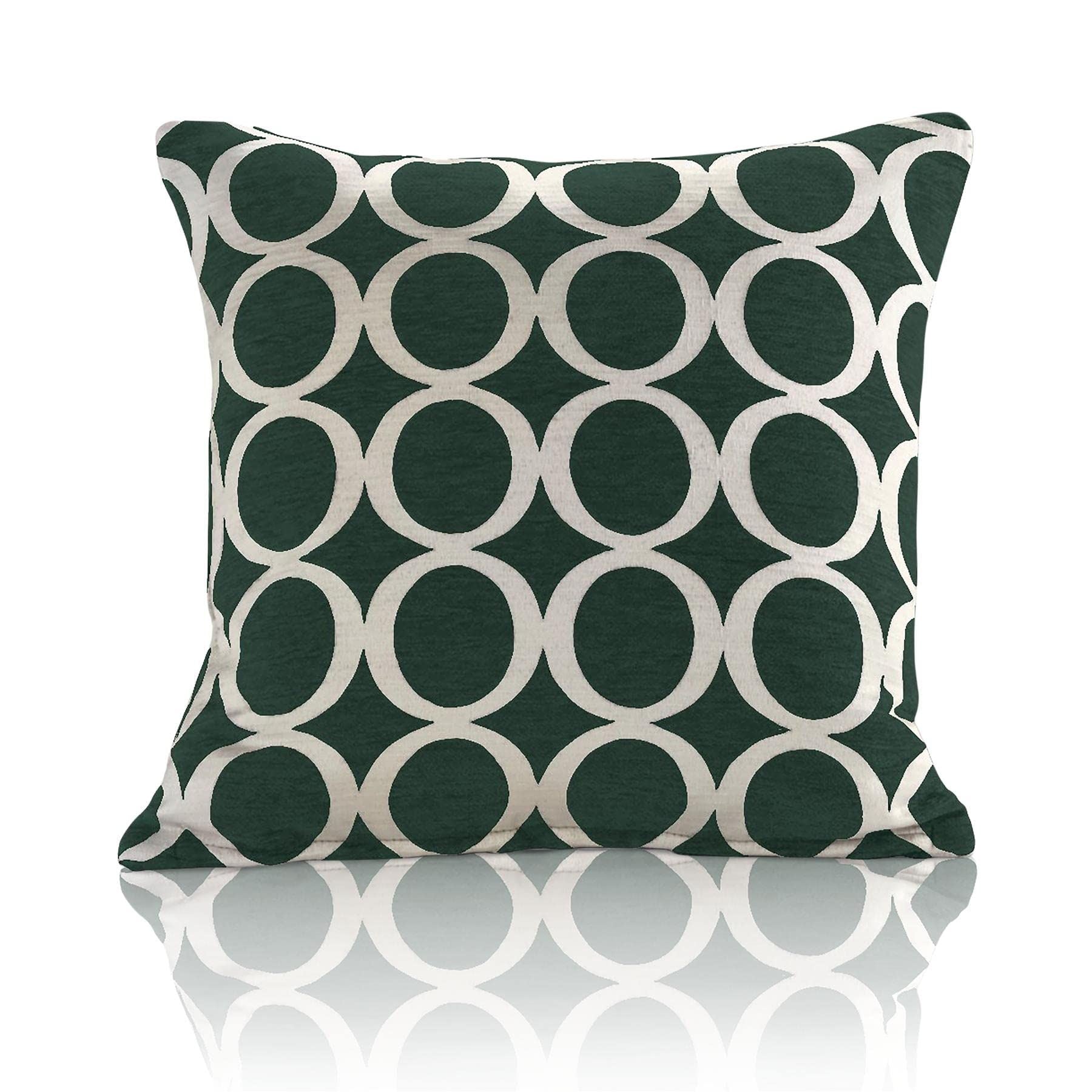 Oh Chenille Green Cushion Cover