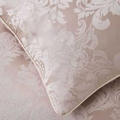 Damask Jacquard Cushion Champagne Gold