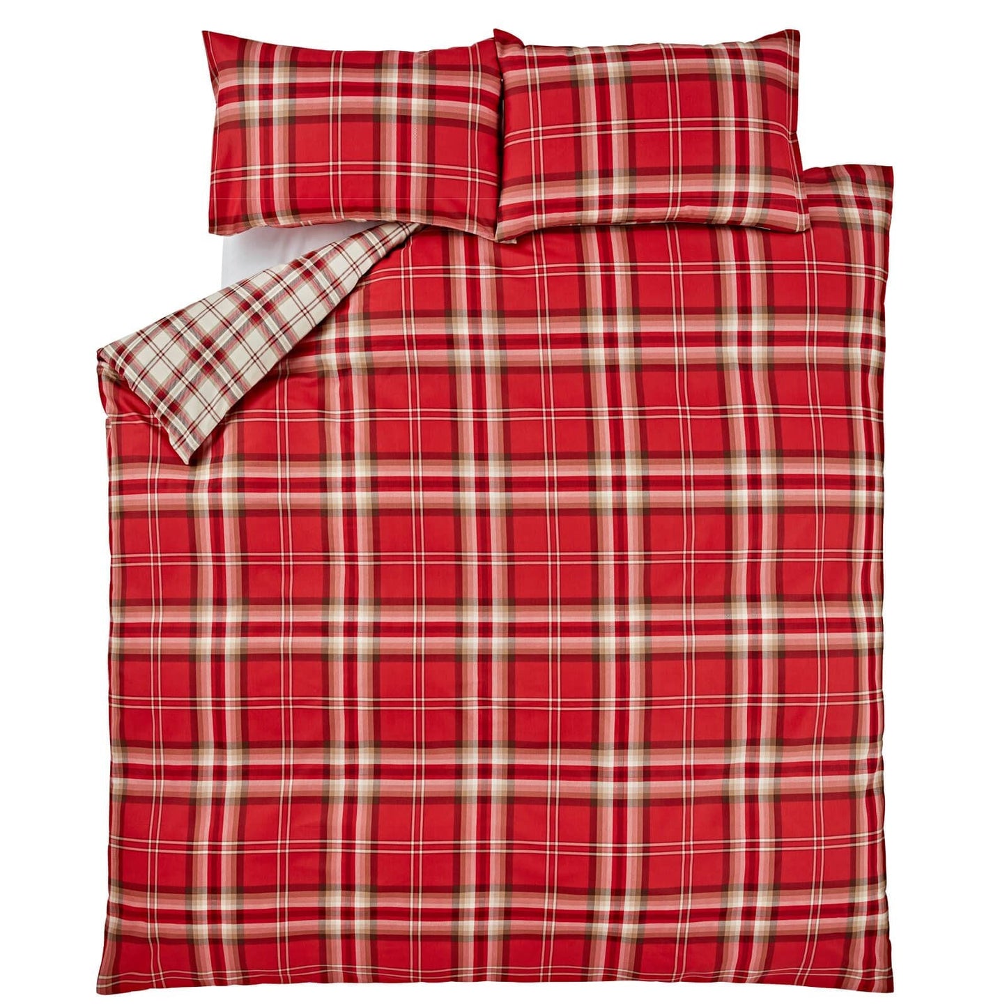 Kelso Tartan Red Duvet Set