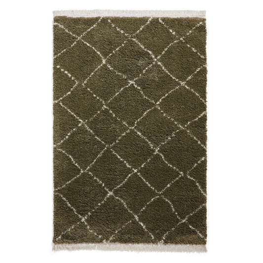 Boho 5413 Green Berber Rug
