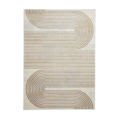 Apollo 2683 Grey/Gold Modern Rug
