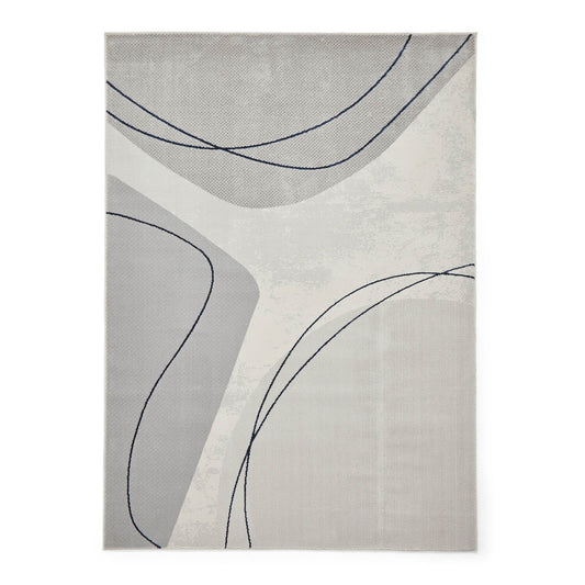 Apollo E9974 Grey/Blue Modern Abstract Rug