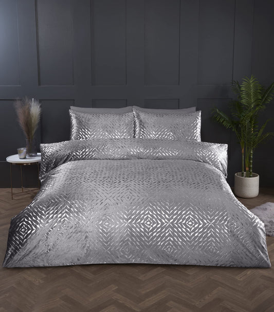 Bellagio Silver Duvet Set