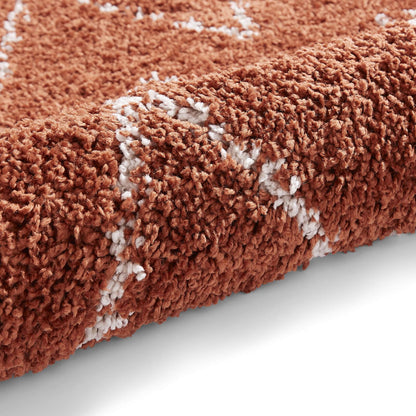 Boho 8280 Rust Berber Rug