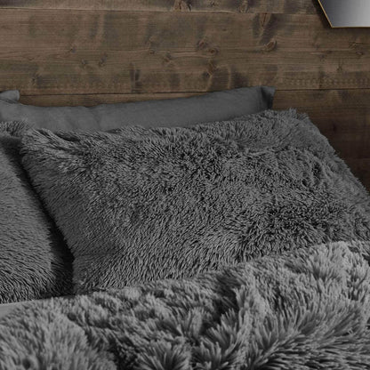 Cuddly Charcoal Duvet Set