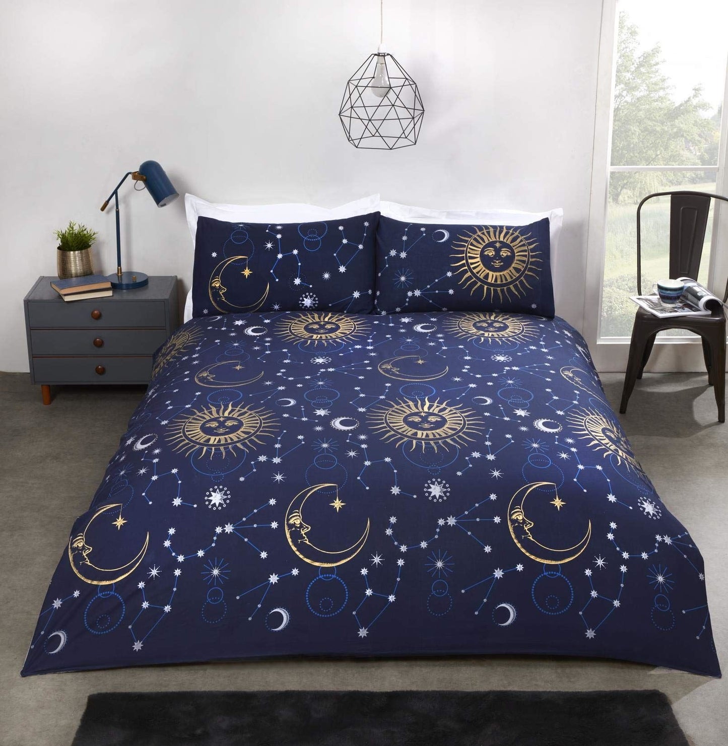 Celestial Navy Duvet Set