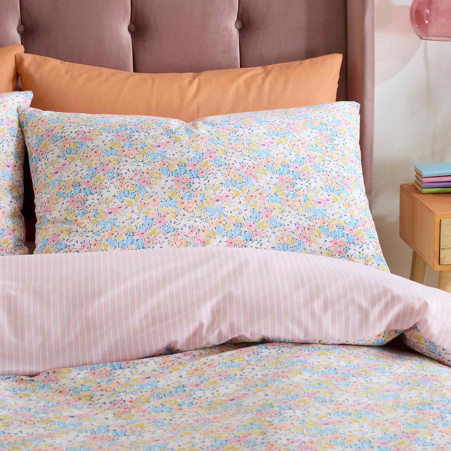 Darcy Floral Pink Duvet Cover Set