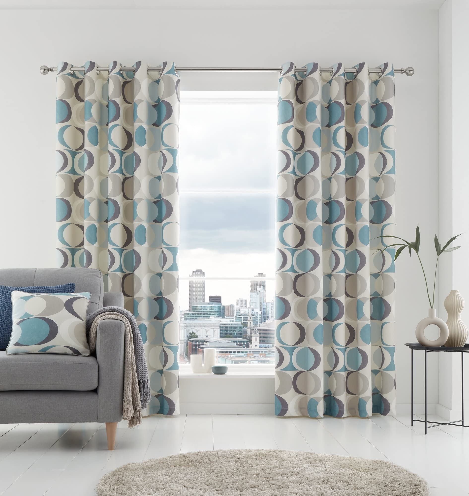 Sander Duck Egg Eyelet Curtains