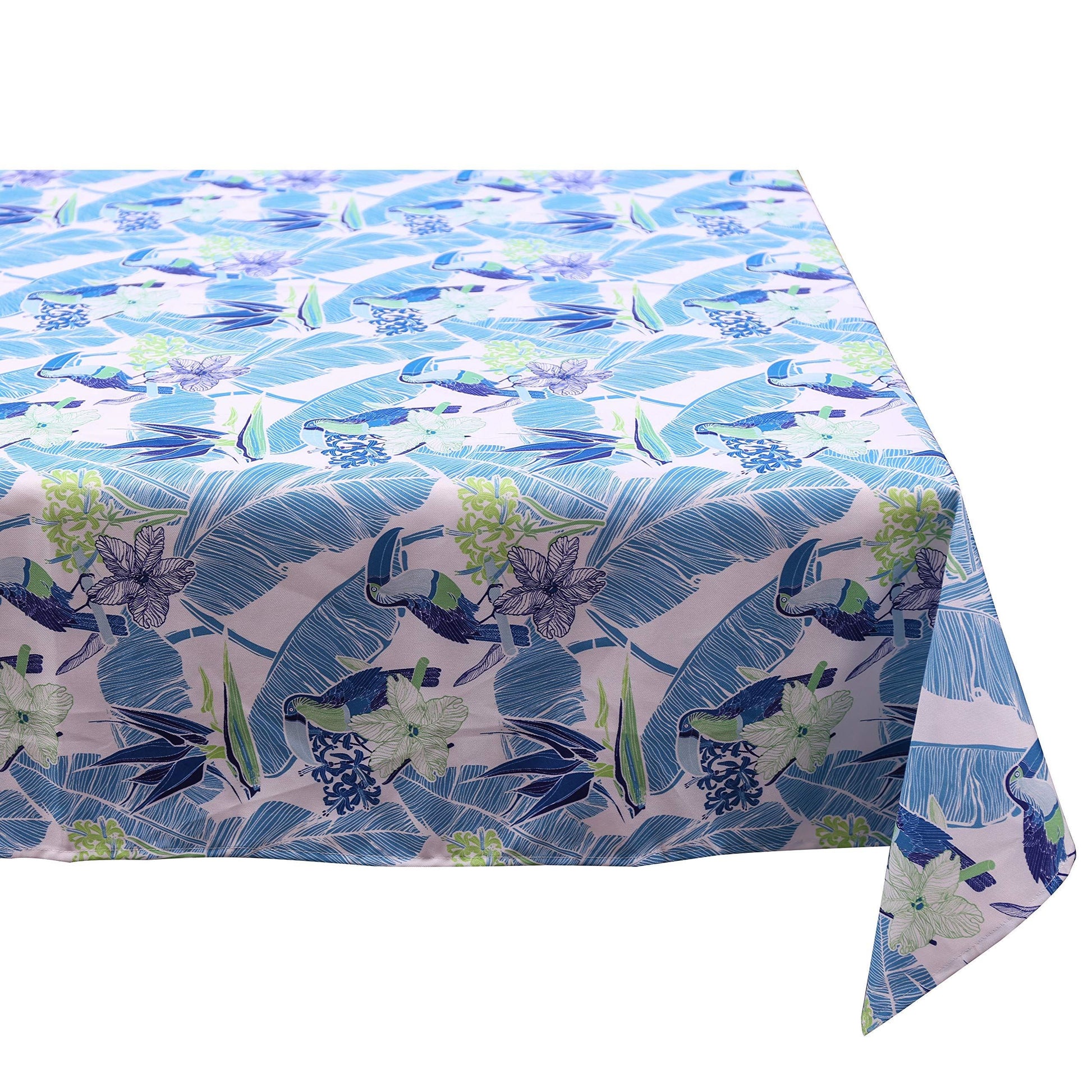 Parrot Turquoise Table Runner