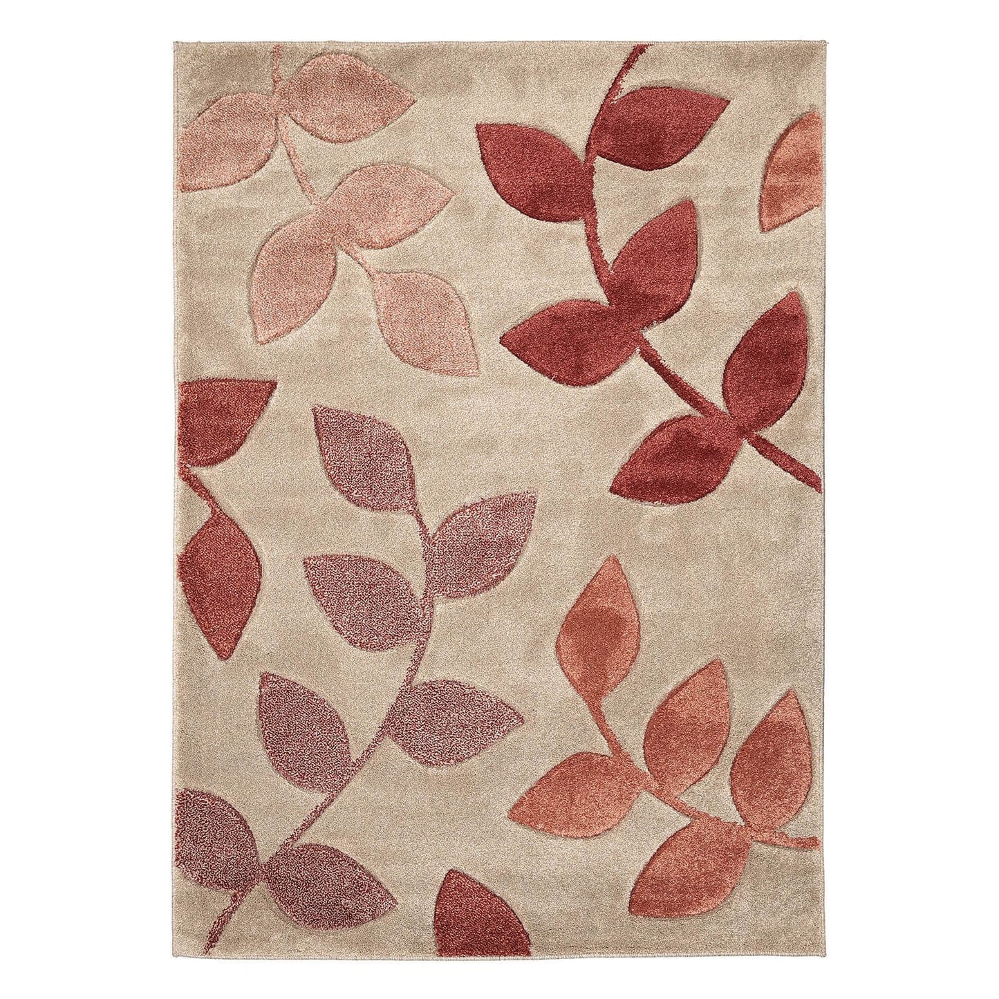 Newport Terracotta Leafs Rug