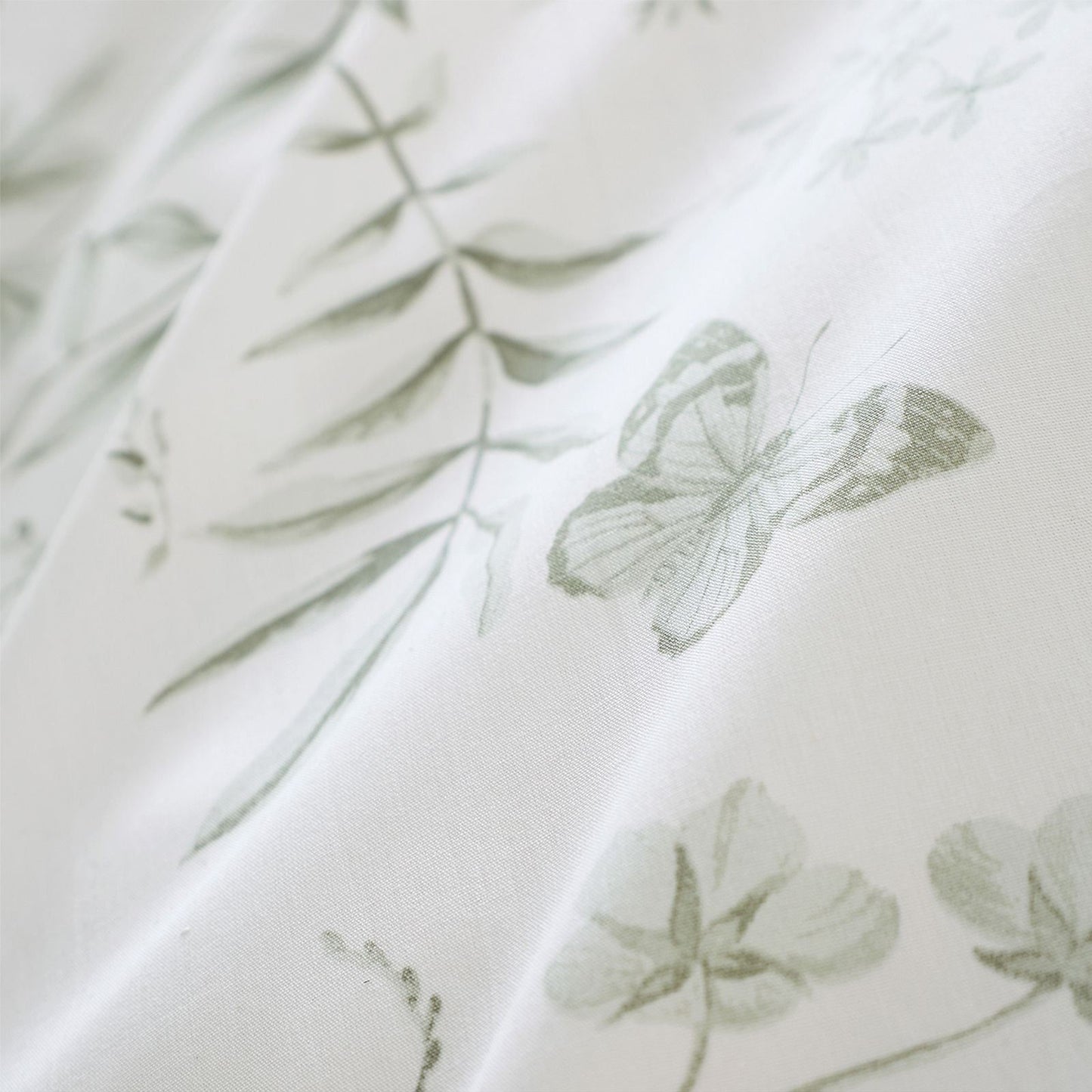 Bianca Thea Floral Green Duvet Cover Set