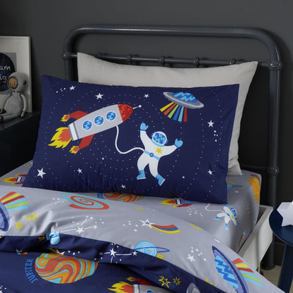 Lost In Space Blue Kids Duvet Set