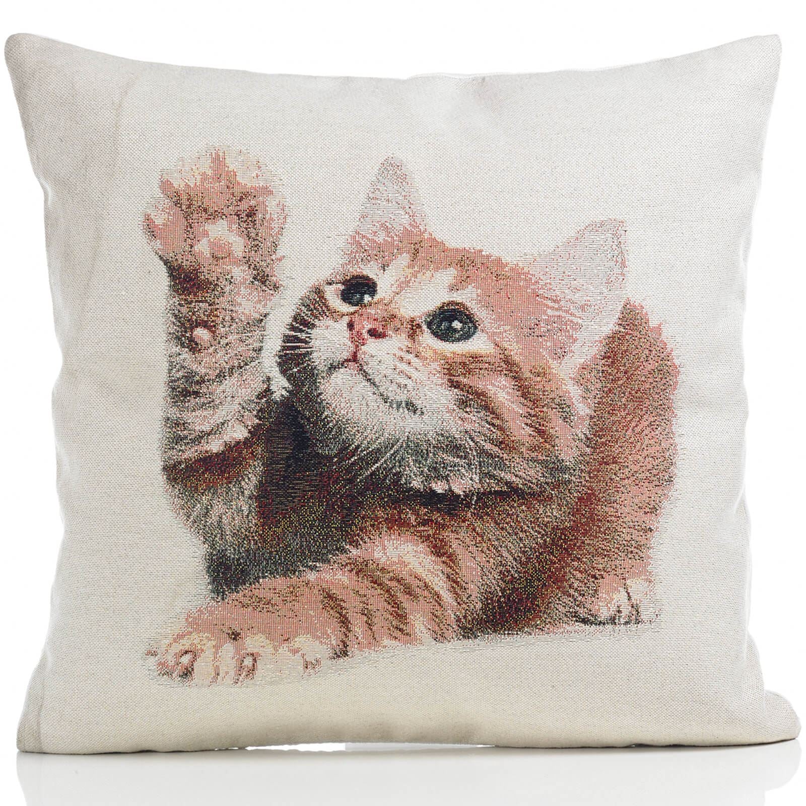 Tapestry Kitten Cushion Cover