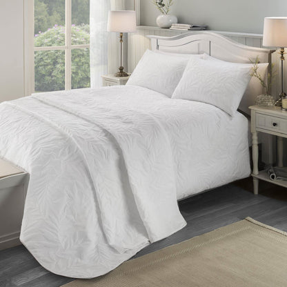Luana White Duvet Set