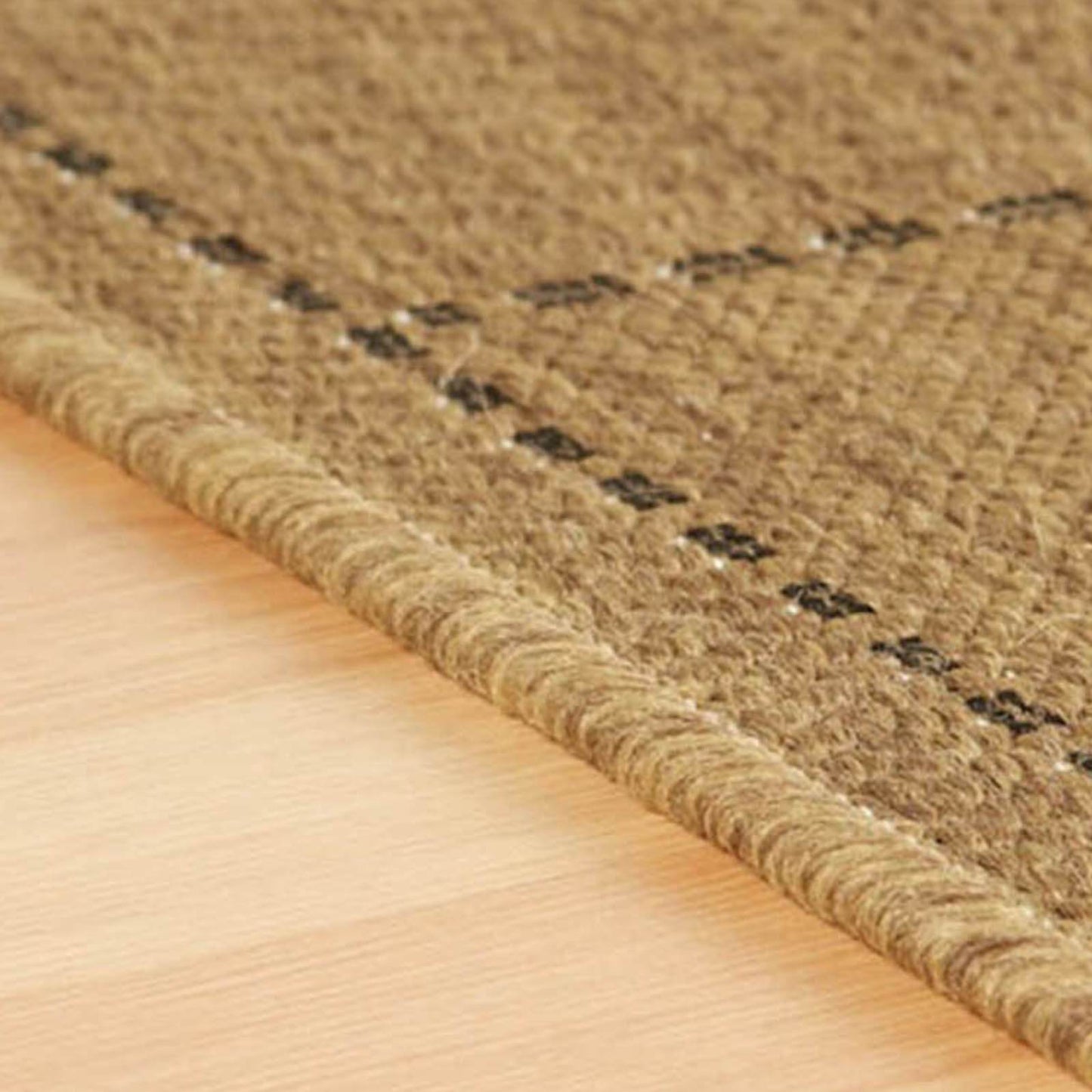 Oriental Weavers Checked Flatweave Brown Rug