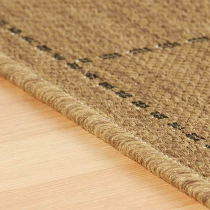 Oriental Weavers Checked Flatweave Brown Rug