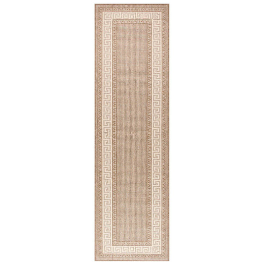 Oriental Weavers Greek Key Flatweave Brown Rug