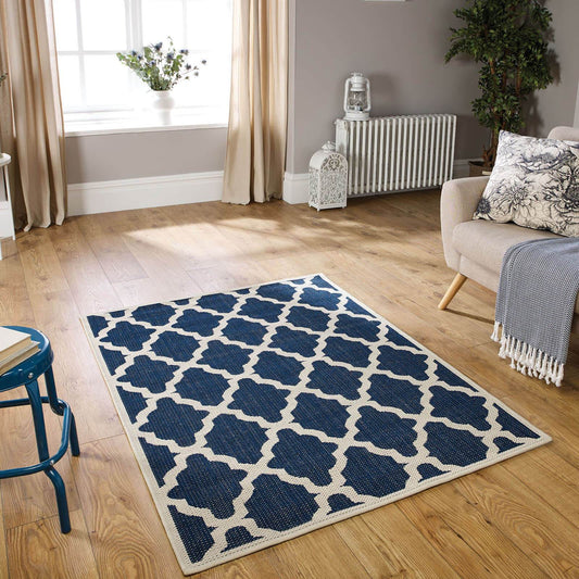 Oriental Weavers Moda Trellis Blue Rug