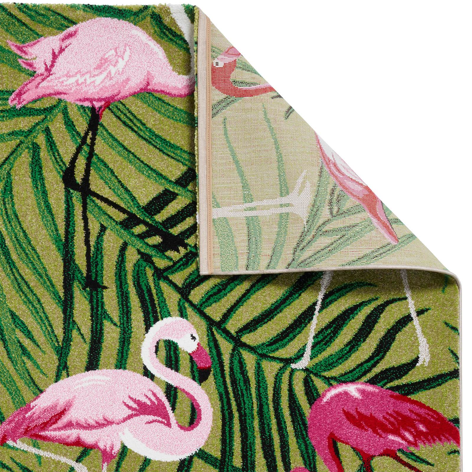 Think Rugs Havana 2349 Green / Pink Rug