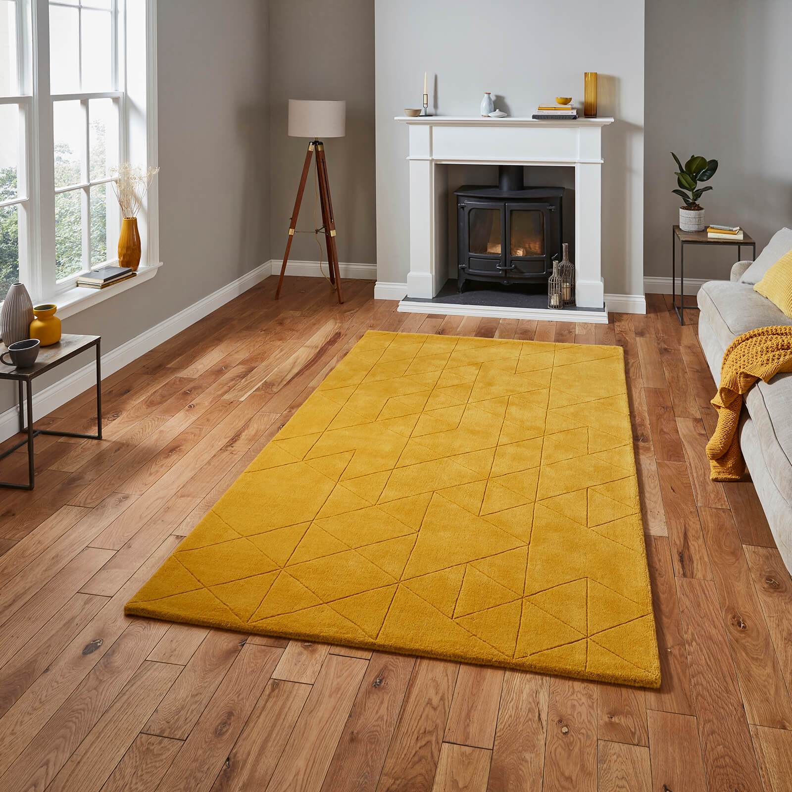 Think Rugs Kasbah KB2025 Ochre Rug