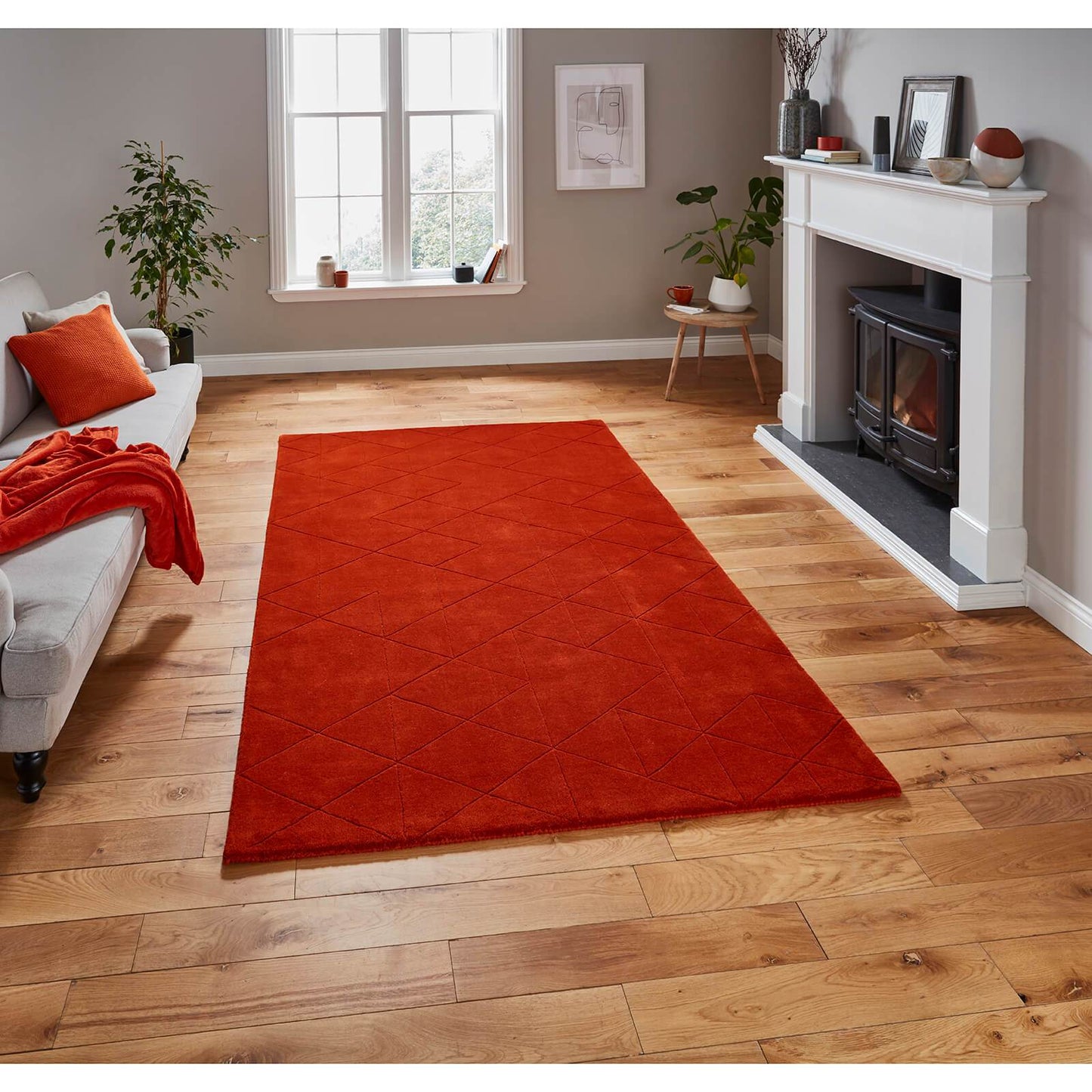 Think Rugs Kasbah KB2025 Terracotta Rug