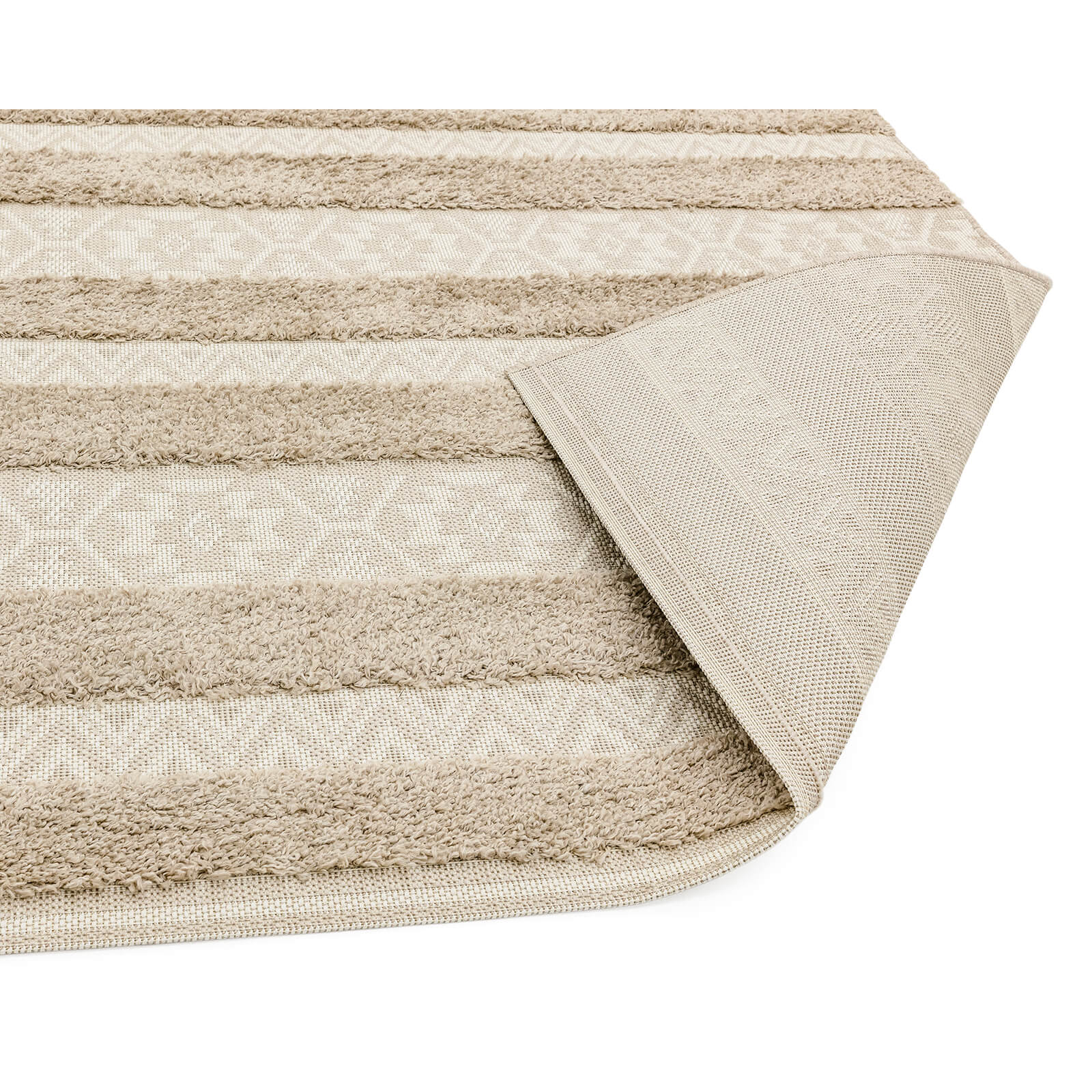 Asiatic Monty MN04 Stripe Natural / Cream Rug