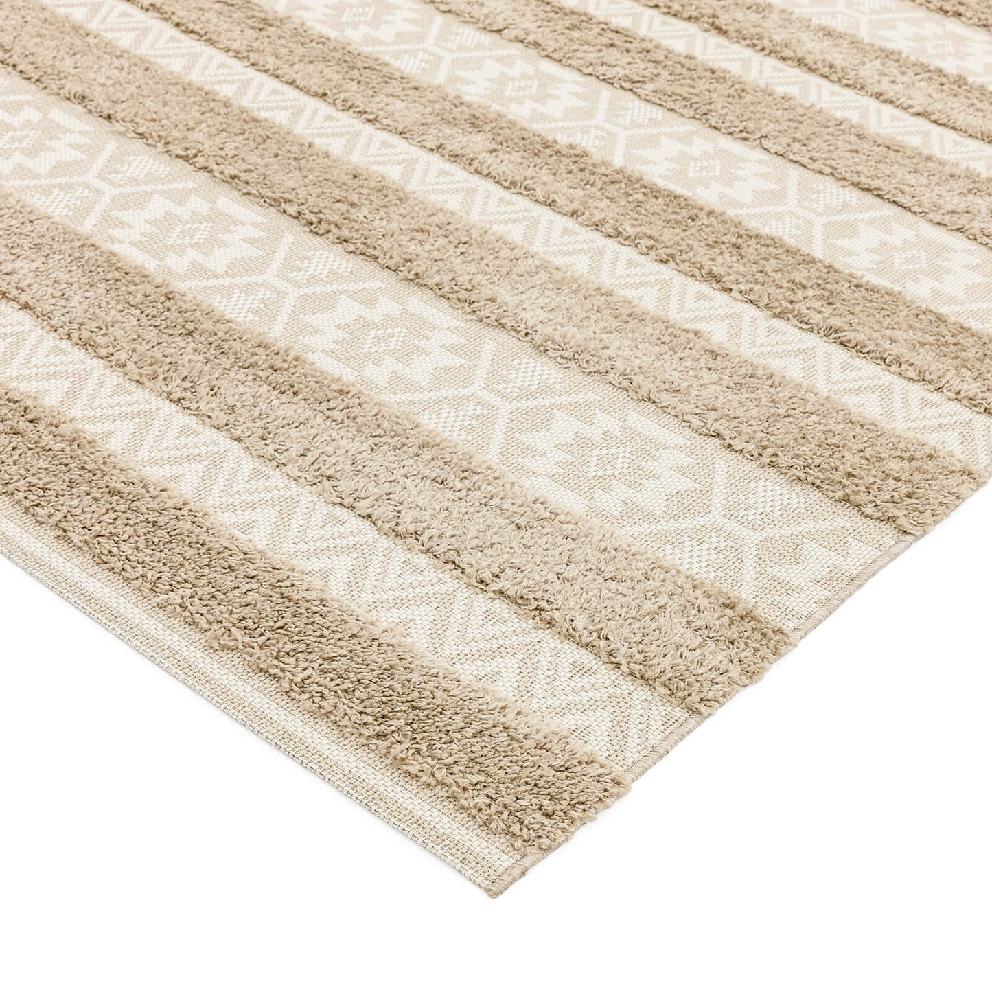 Asiatic Monty MN04 Stripe Natural / Cream Rug