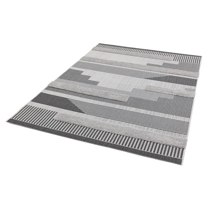 Asiatic Monty MN05 Geometric Black / Grey Rug