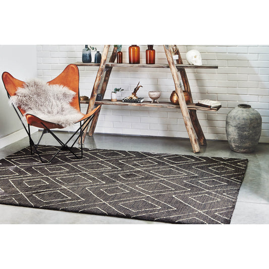 Asiatic Nomad NM01 Dark Grey Rug