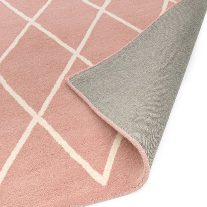 Asiatic Albany Diamond Pink Rug