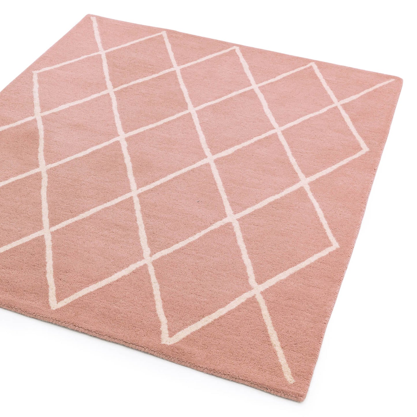 Asiatic Albany Diamond Pink Rug