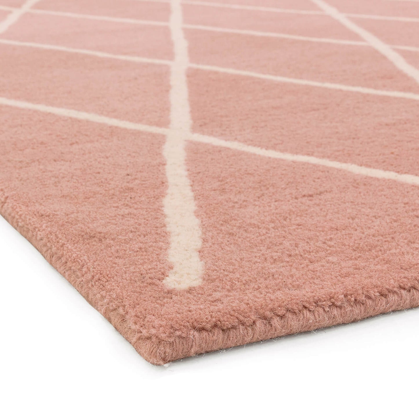 Asiatic Albany Diamond Pink Rug