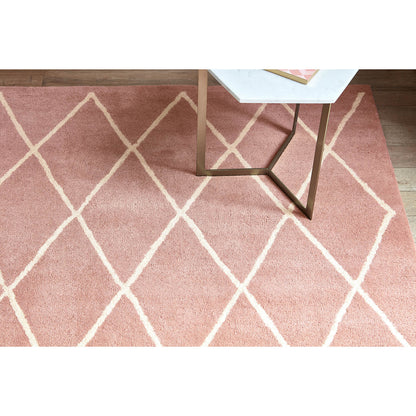 Asiatic Albany Diamond Pink Rug