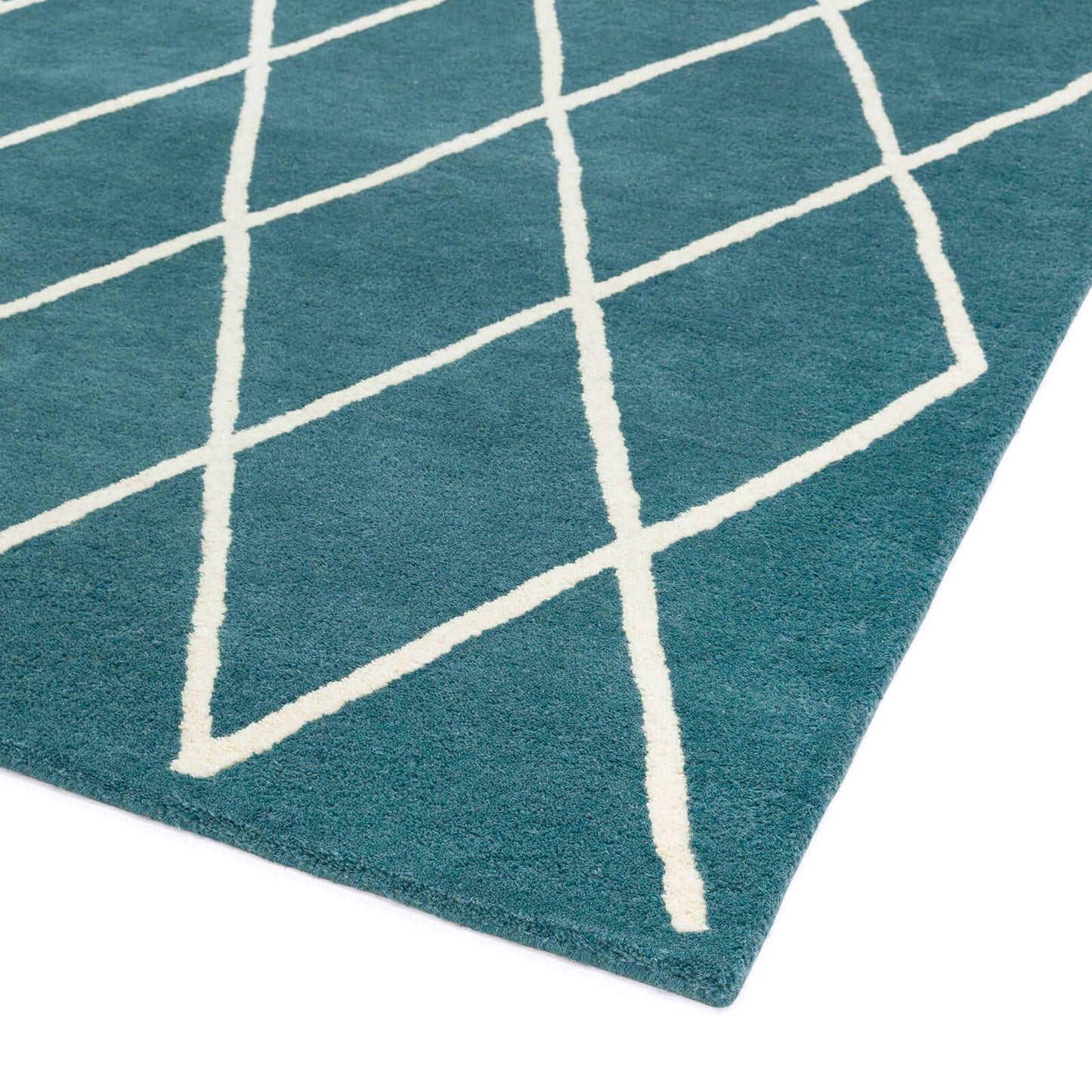 Asiatic Albany Diamond Teal Rug