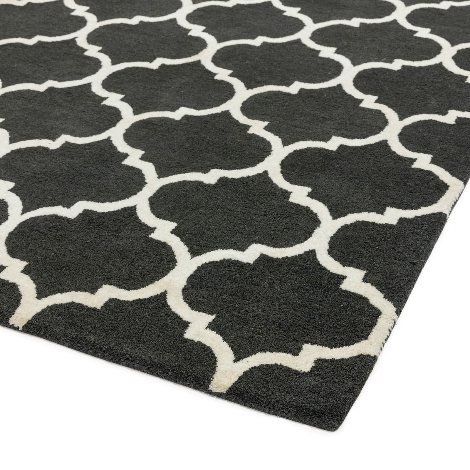 Asiatic Albany Ogee Charcoal Rug