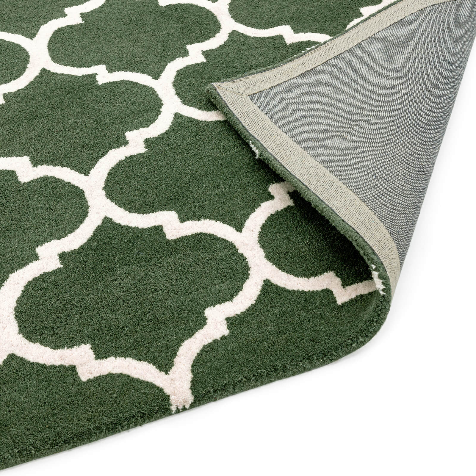 Asiatic Albany Ogee Green Rug