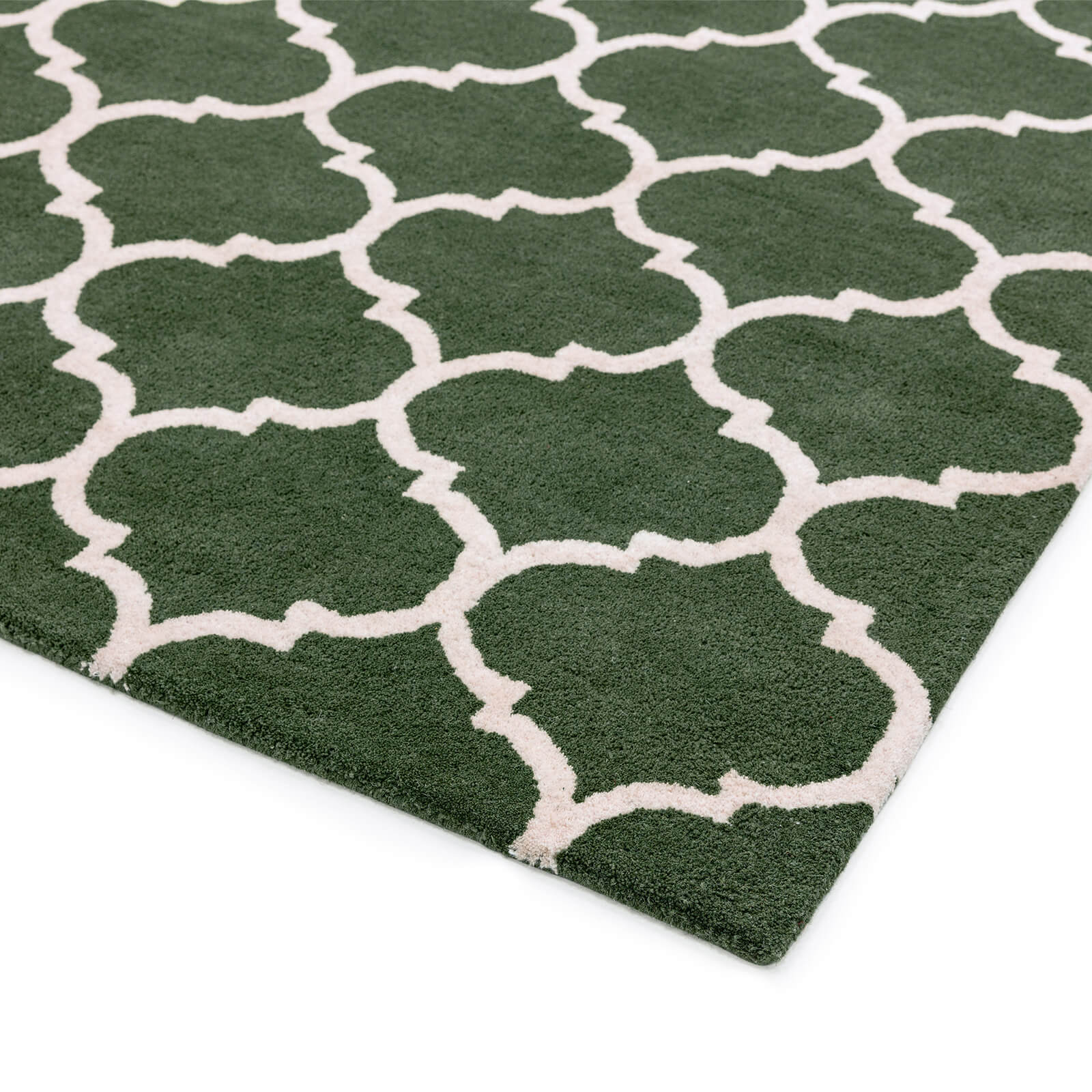 Asiatic Albany Ogee Green Rug