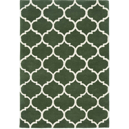 Asiatic Albany Ogee Green Rug