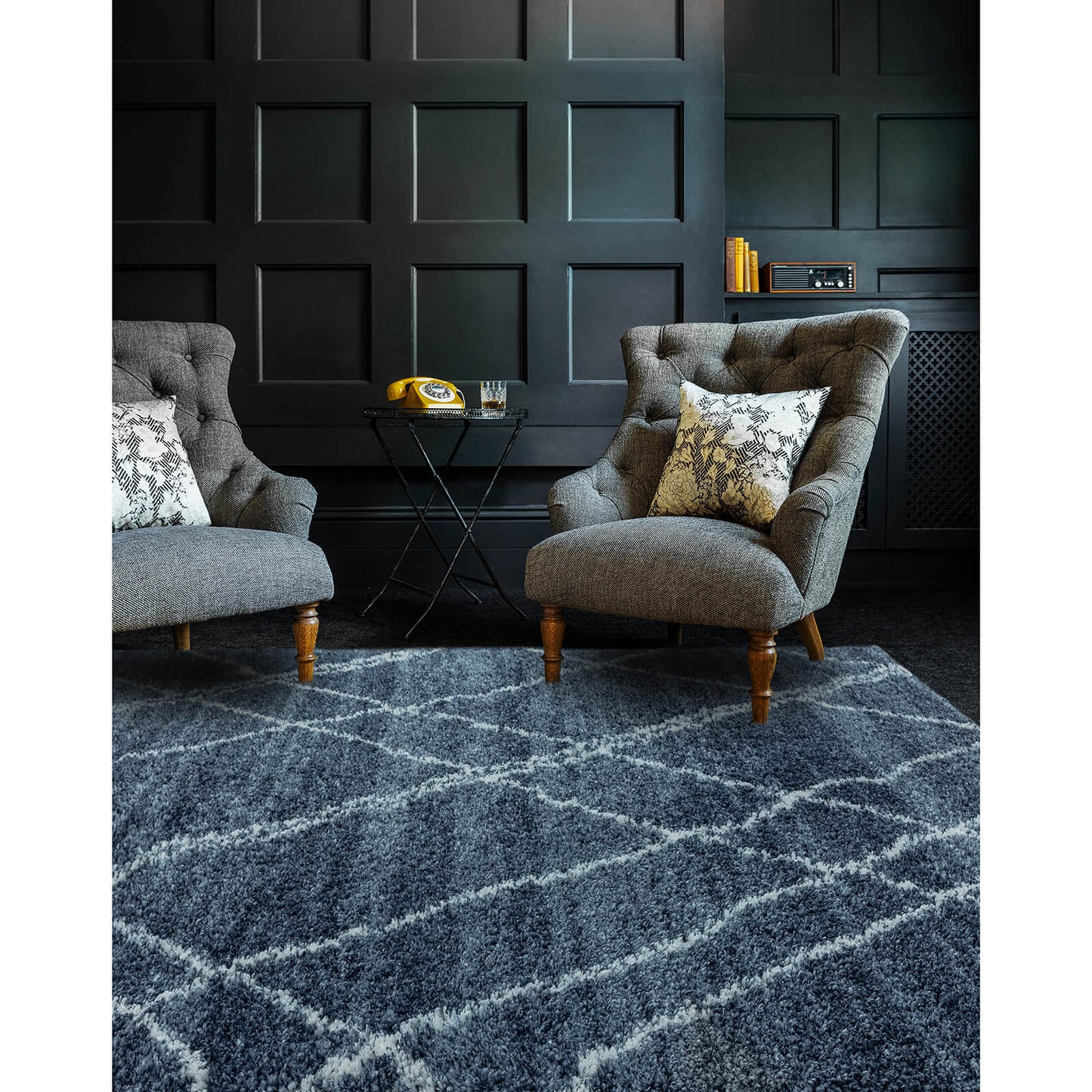 Asiatic Alto AL01 Blue / Cream Rug