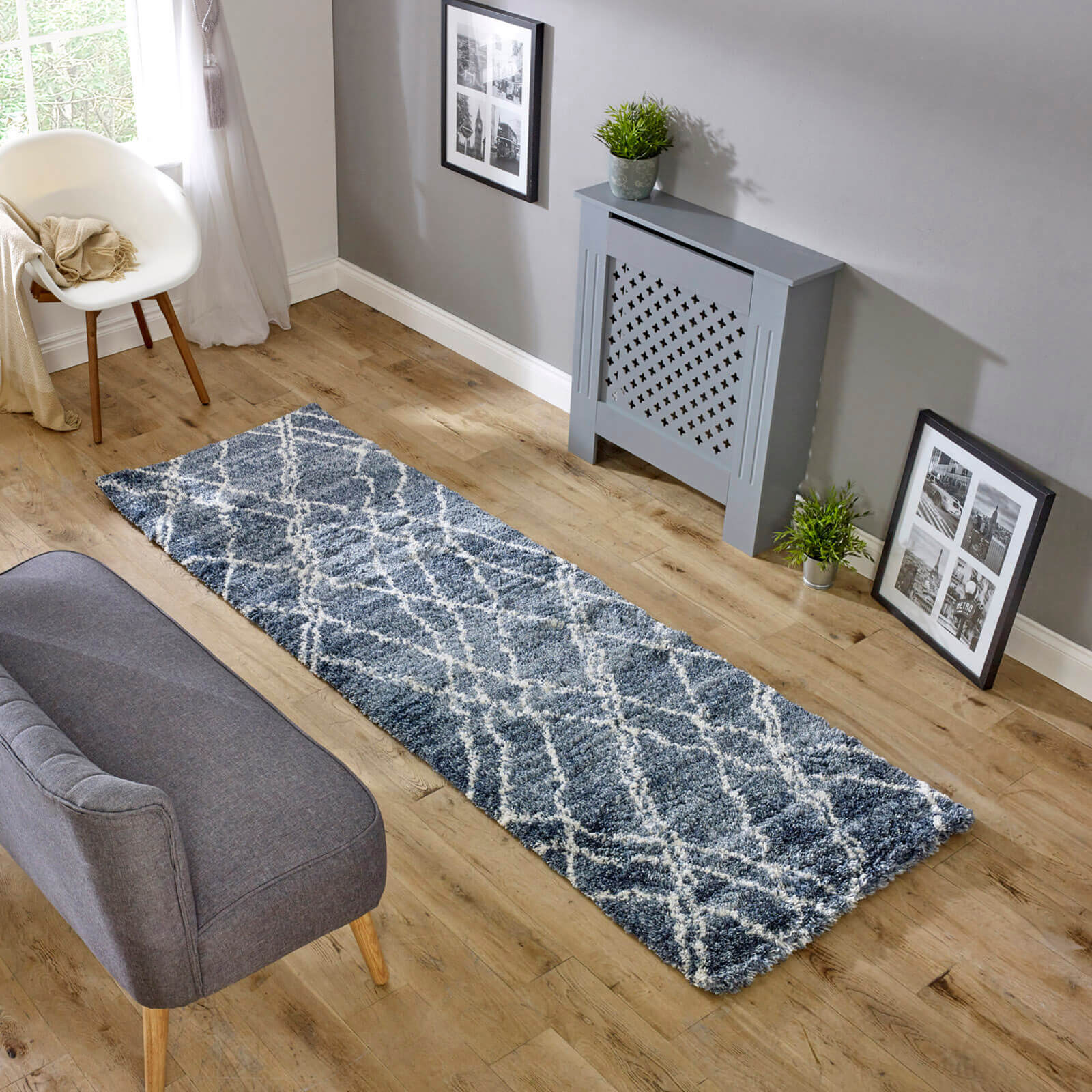 Asiatic Alto AL01 Blue / Cream Rug