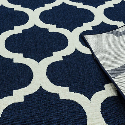 Asiatic Antibes AN02 Trellis Blue Rug