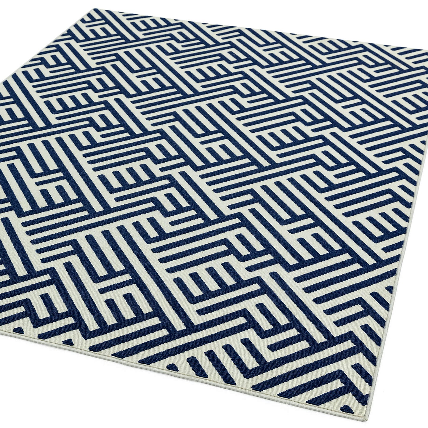 Asiatic Antibes AN04 Linear Blue / White Rug