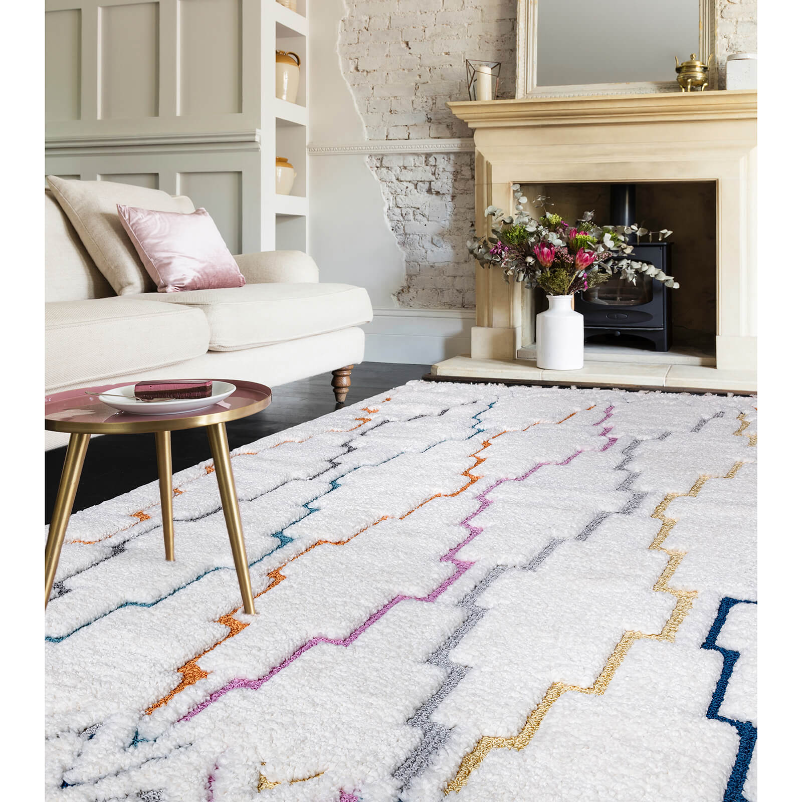 Asiatic Ariana AR01 Trellis Multi Rug