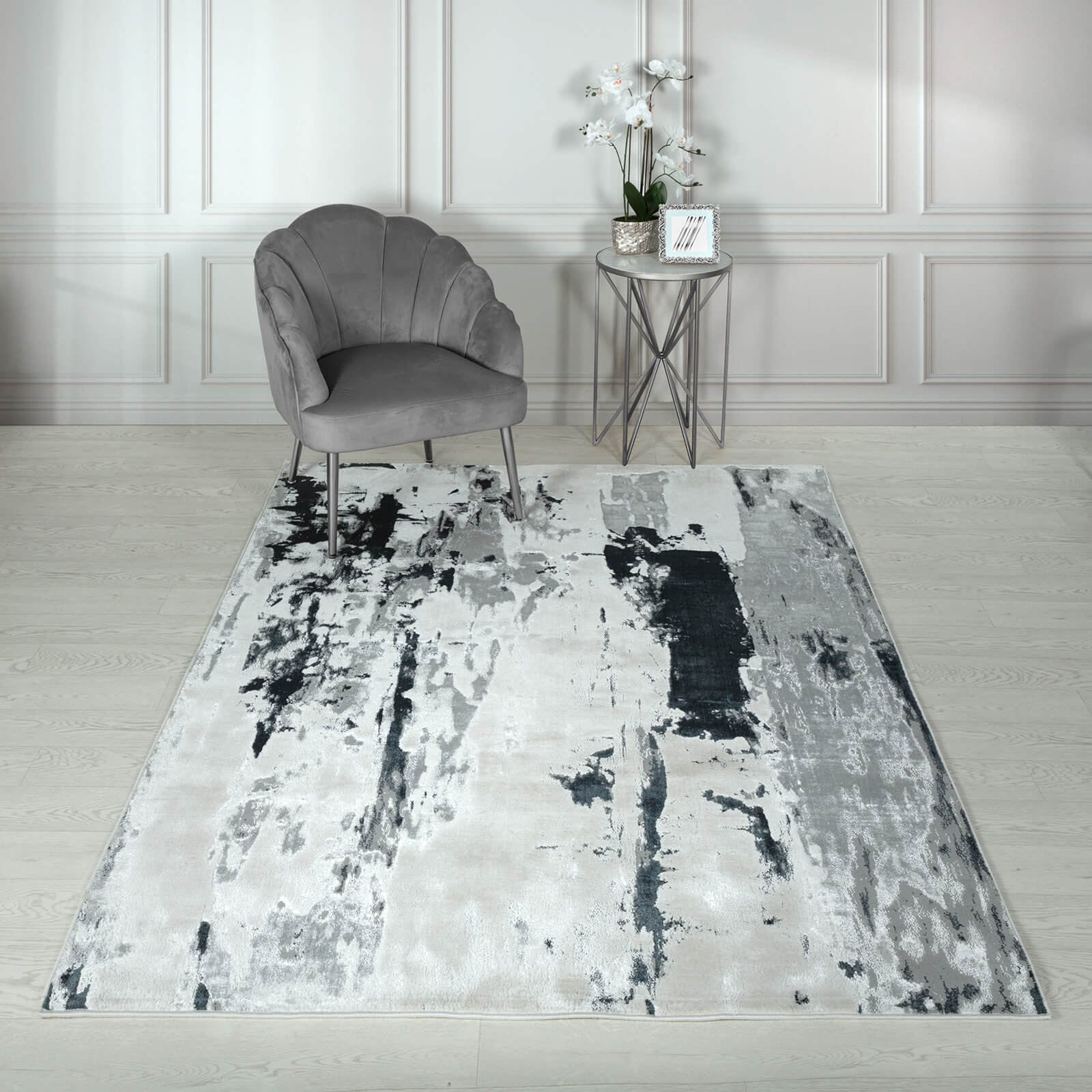 Aurora AU10 Glacier Abstract Rugs – Home Linen Store