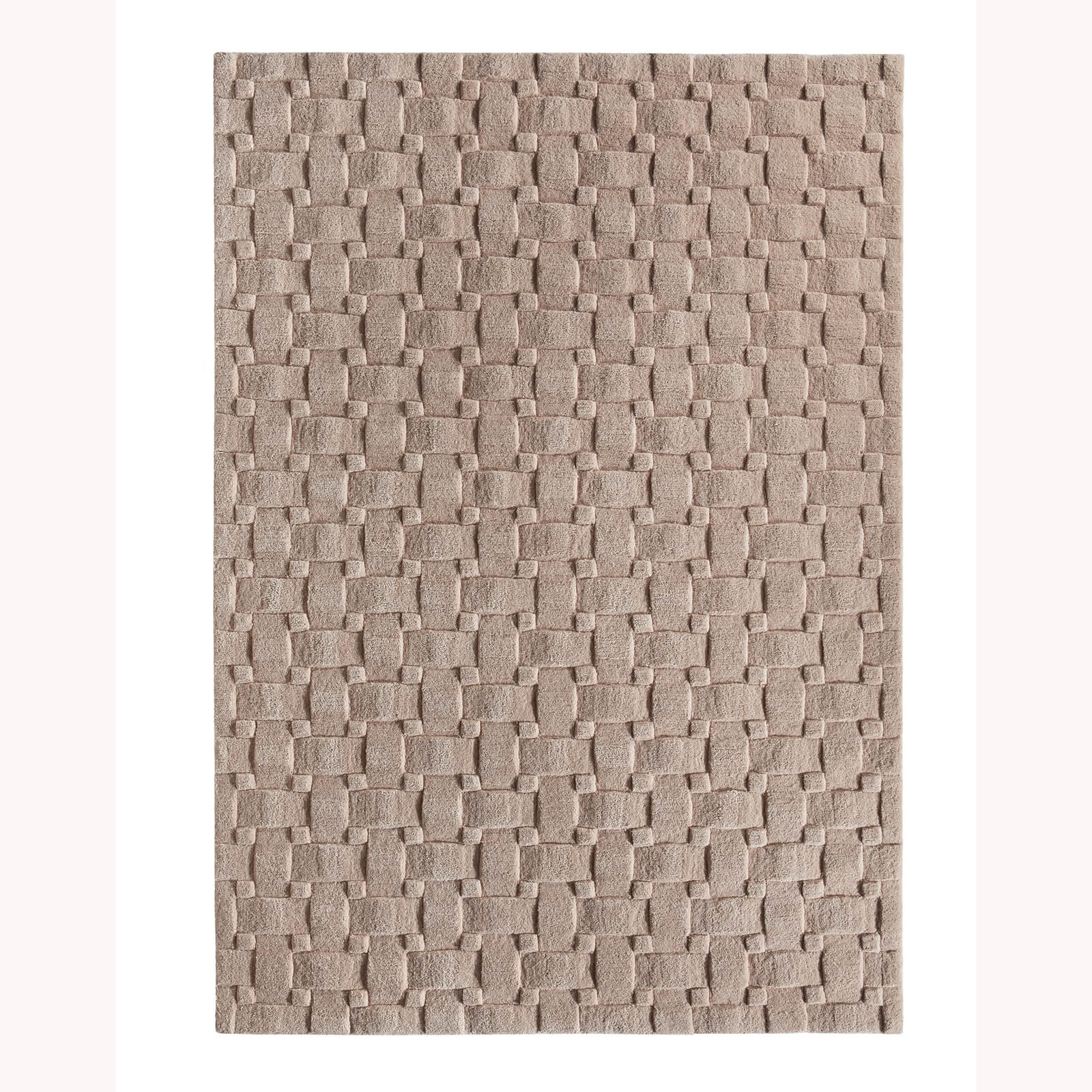 Origins Basketweave 3D Blush Rug